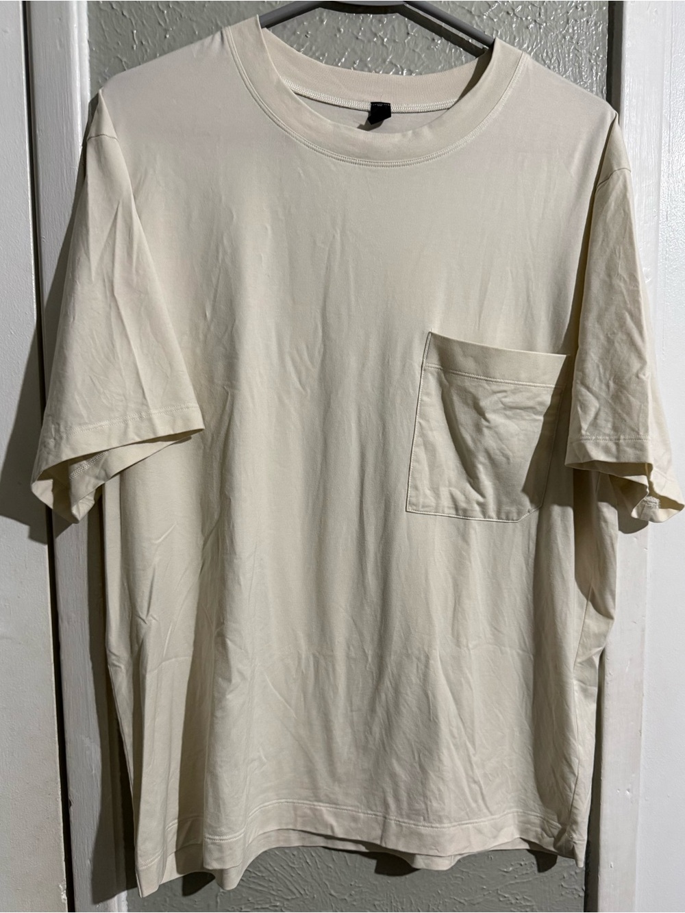 lululemon athletica Short-Sleeve Pocket Tee in Light Cream